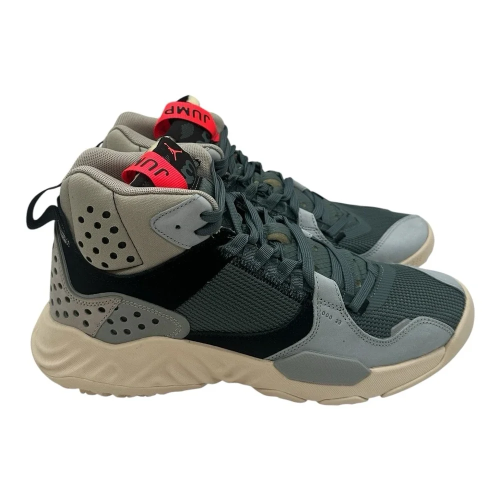 Jordan Delta Mid Basketball Shoes Men's‎ Size 8 Hasta/Bright Crimson DC2130-300